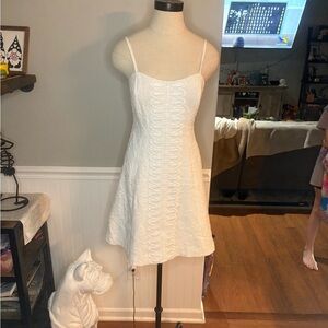 Lilly Pulitzer White Mini Dress with Spaghetti Straps